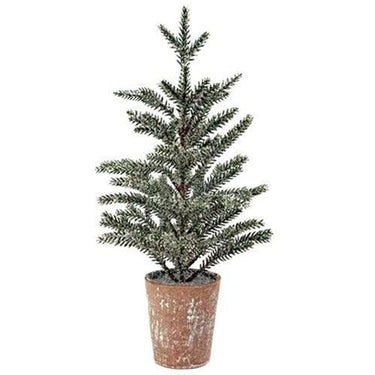 Frosted Pine Tree Large - The Fox Decor